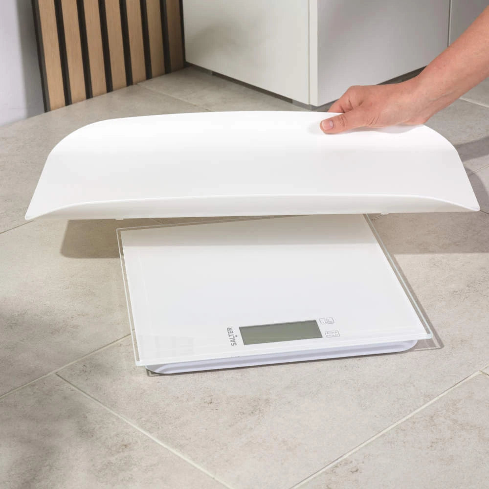 Salter 2-in-1 Digital Baby Scale 180kg White